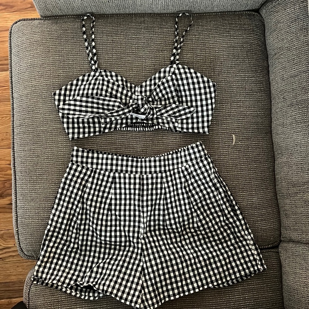 Windsor Plaid 2 piece Short Set
